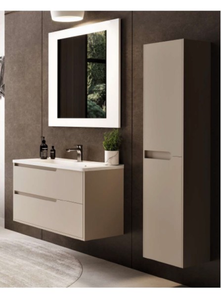 Подвесная тумба Андалусия в комплекте с раковиной Selina (700 мм)